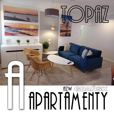 Apartament Topaz - 700 M Do Plazy - Brzezno - Azw Gdansk Exterior photo